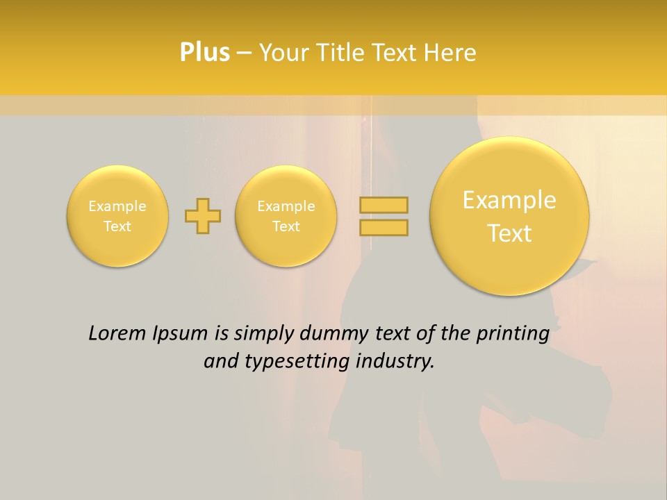 Woman Dancing Samba In Dark Red Room PowerPoint Template