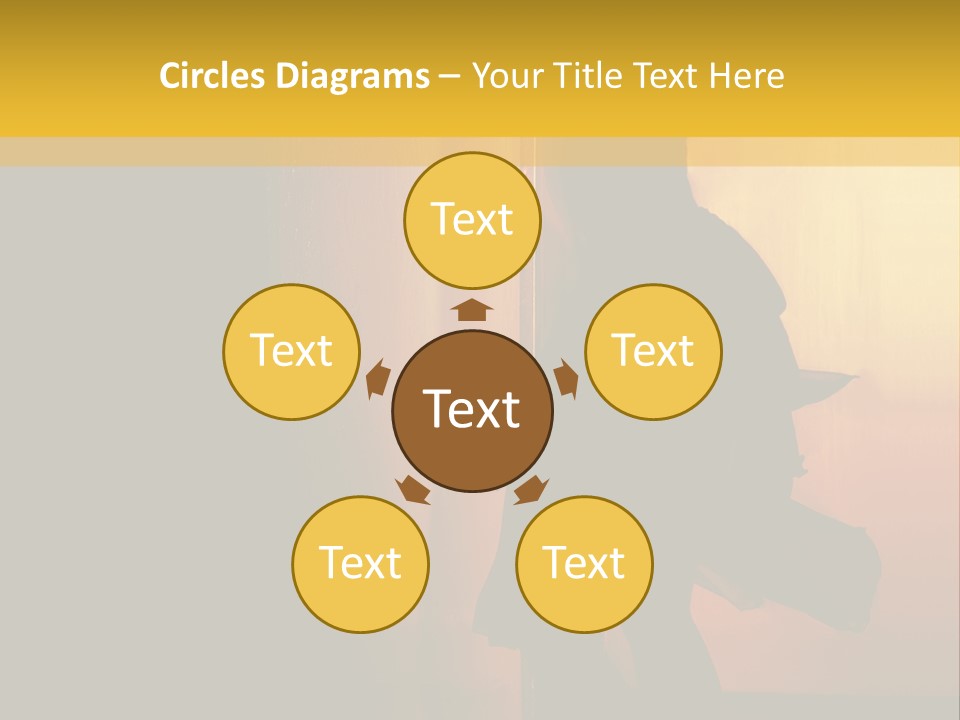 Woman Dancing Samba In Dark Red Room PowerPoint Template