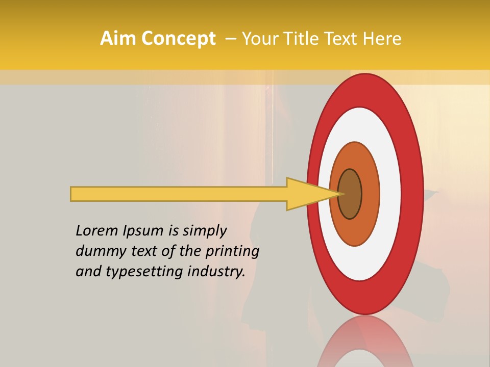 Woman Dancing Samba In Dark Red Room PowerPoint Template