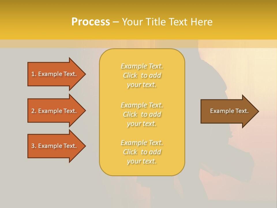 Woman Dancing Samba In Dark Red Room PowerPoint Template