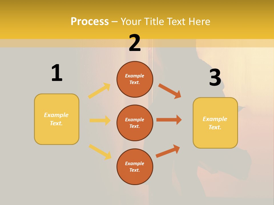 Woman Dancing Samba In Dark Red Room PowerPoint Template