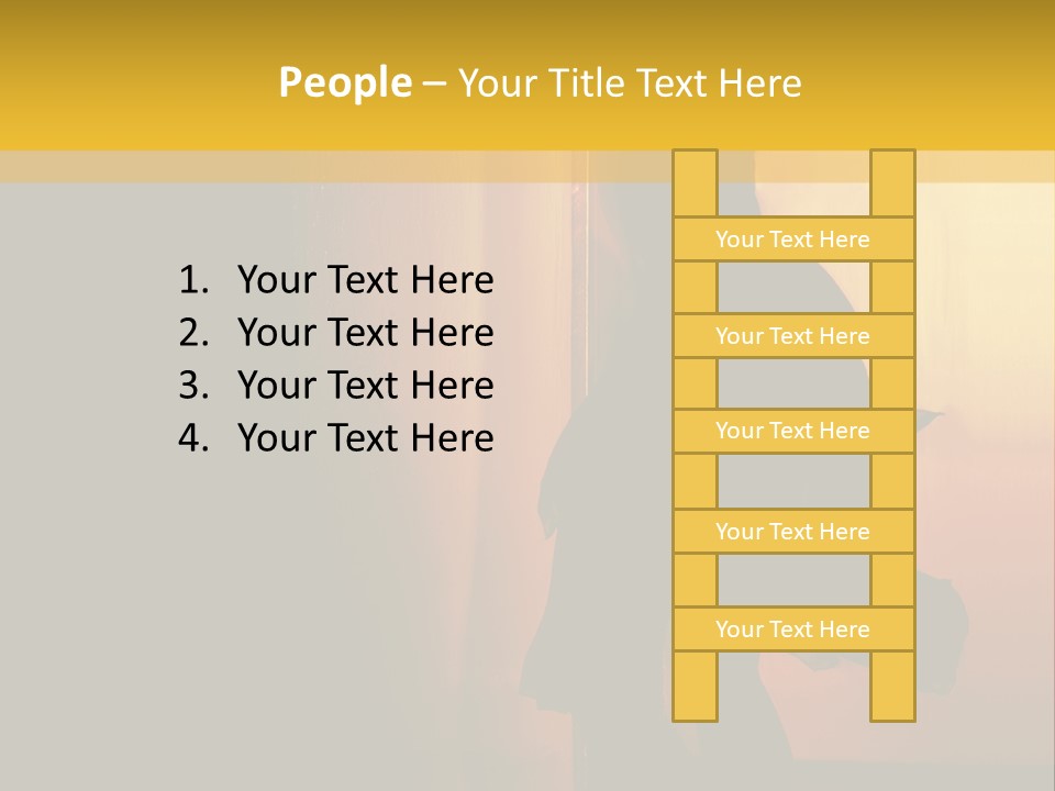 Woman Dancing Samba In Dark Red Room PowerPoint Template