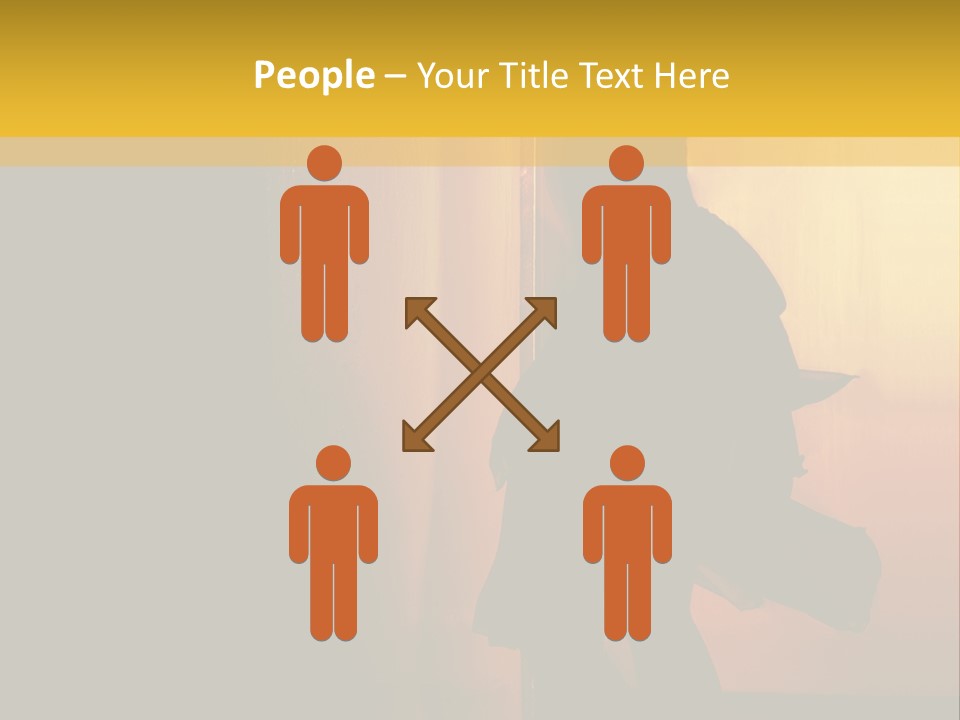 Woman Dancing Samba In Dark Red Room PowerPoint Template