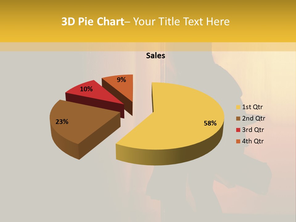 Woman Dancing Samba In Dark Red Room PowerPoint Template