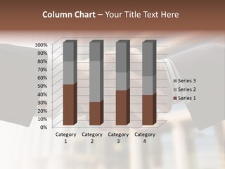 Business Handshake Over Blurry Background PowerPoint Template