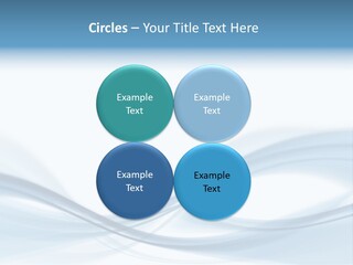 Blue Abstract Composition PowerPoint Template