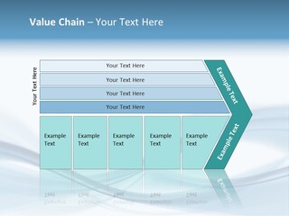Blue Abstract Composition PowerPoint Template