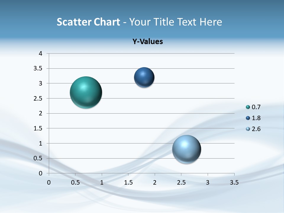 Blue Abstract Composition PowerPoint Template