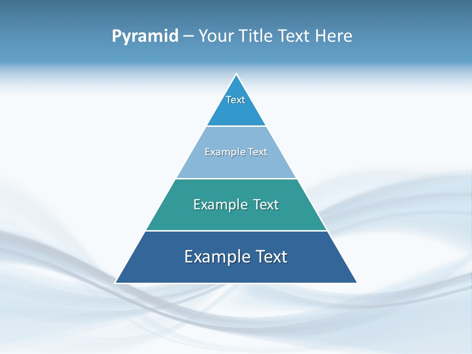 Blue Abstract Composition PowerPoint Template