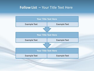 Blue Abstract Composition PowerPoint Template