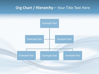 Blue Abstract Composition PowerPoint Template