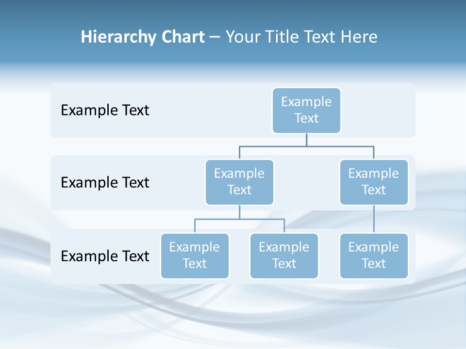 Blue Abstract Composition PowerPoint Template
