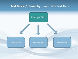 Blue Abstract Composition PowerPoint Template