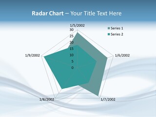 Blue Abstract Composition PowerPoint Template