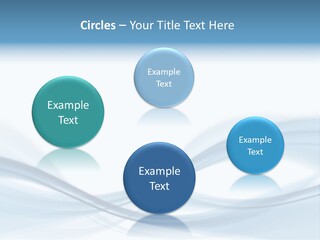 Blue Abstract Composition PowerPoint Template