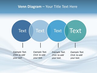 Blue Abstract Composition PowerPoint Template