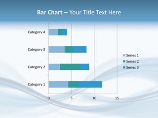 Blue Abstract Composition PowerPoint Template