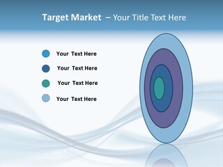 Blue Abstract Composition PowerPoint Template