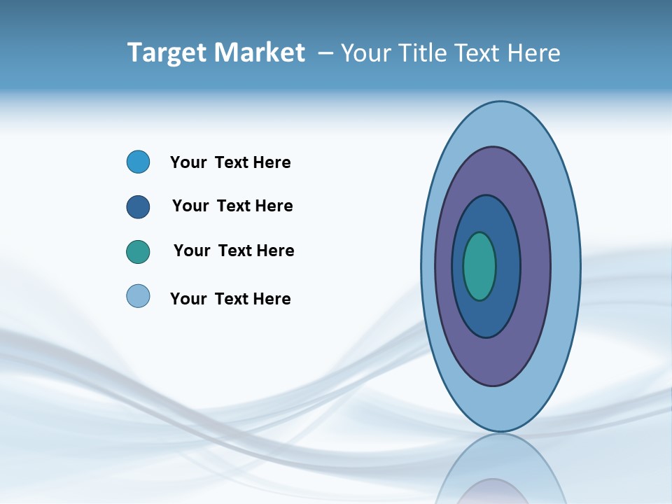 Blue Abstract Composition PowerPoint Template