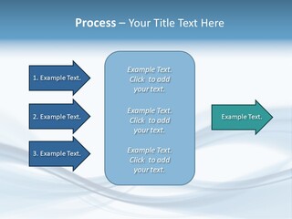 Blue Abstract Composition PowerPoint Template