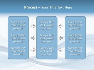 Blue Abstract Composition PowerPoint Template
