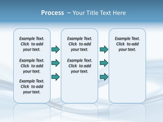 Blue Abstract Composition PowerPoint Template