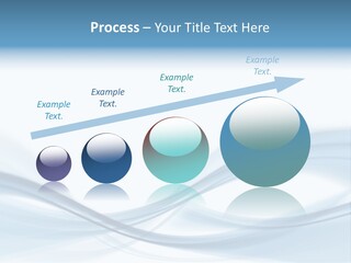 Blue Abstract Composition PowerPoint Template