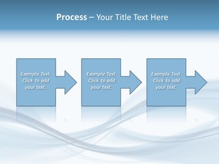 Blue Abstract Composition PowerPoint Template