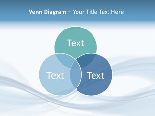 Blue Abstract Composition PowerPoint Template