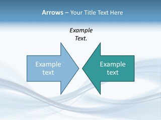 Blue Abstract Composition PowerPoint Template