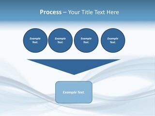 Blue Abstract Composition PowerPoint Template