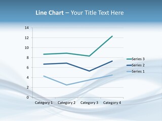 Blue Abstract Composition PowerPoint Template