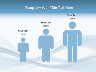 Blue Abstract Composition PowerPoint Template