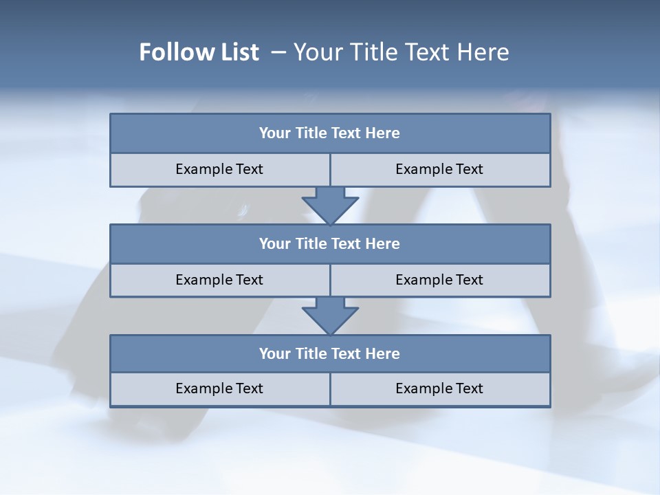 Man Rushing Through An Airport Terminal PowerPoint Template