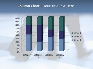 Man Rushing Through An Airport Terminal PowerPoint Template