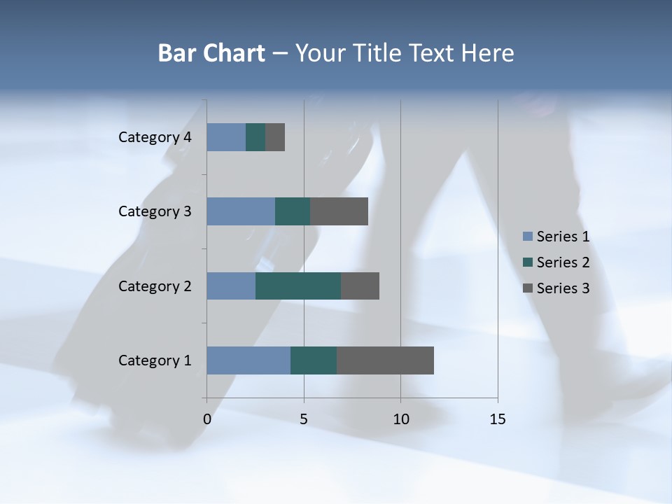 Man Rushing Through An Airport Terminal PowerPoint Template