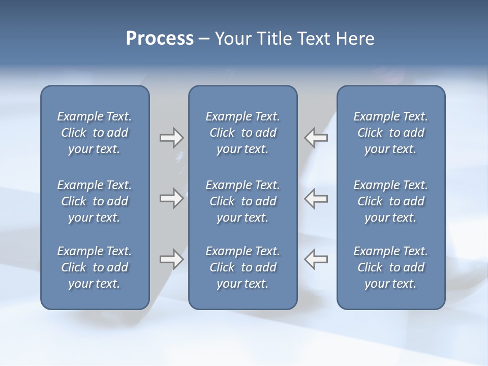 Man Rushing Through An Airport Terminal PowerPoint Template