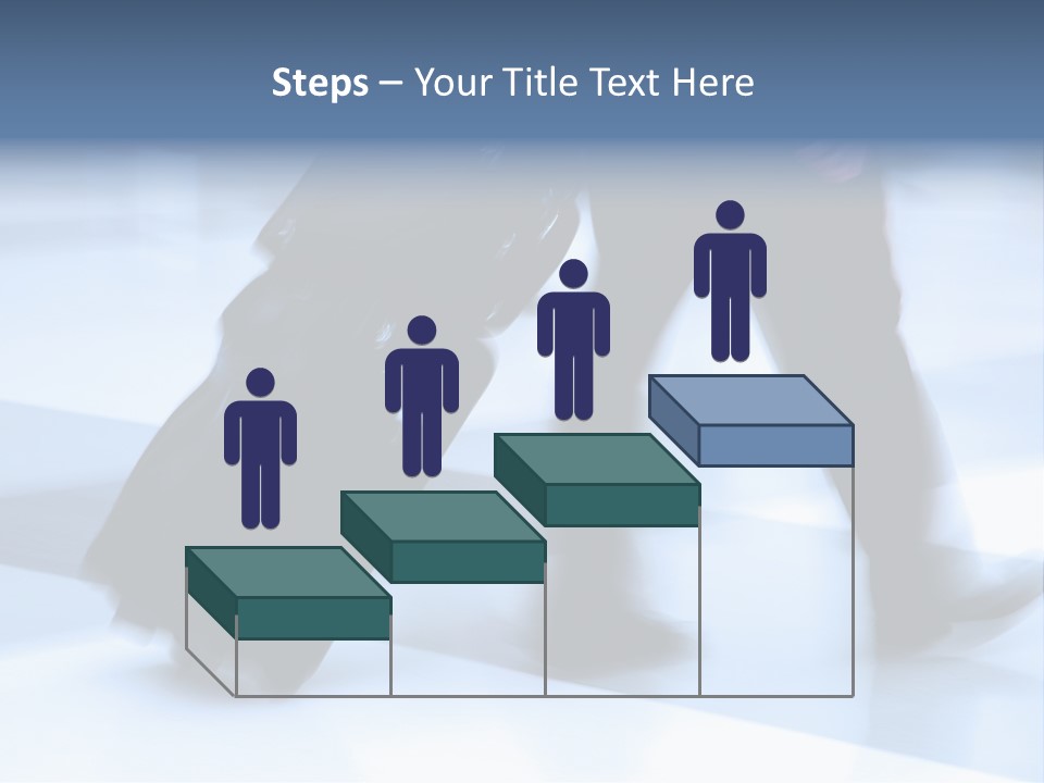 Man Rushing Through An Airport Terminal PowerPoint Template