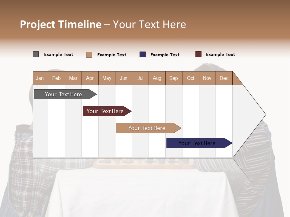 Two Brothers Playing Chess PowerPoint Template