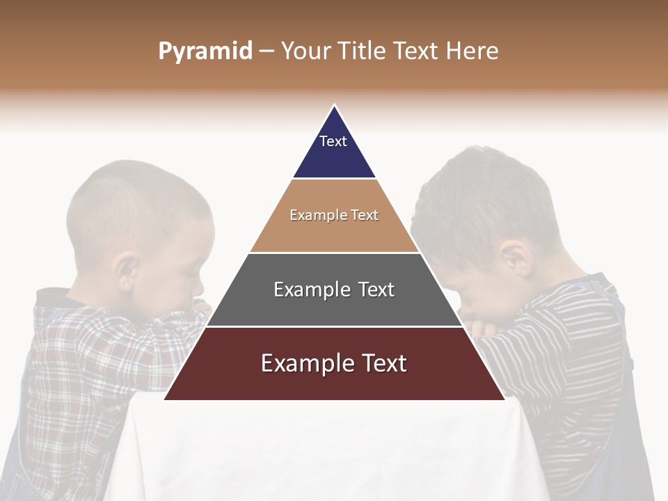 Two Brothers Playing Chess PowerPoint Template