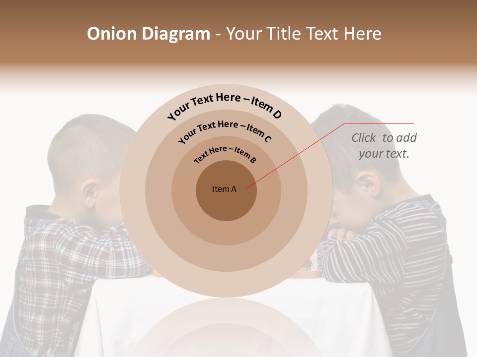 Two Brothers Playing Chess PowerPoint Template