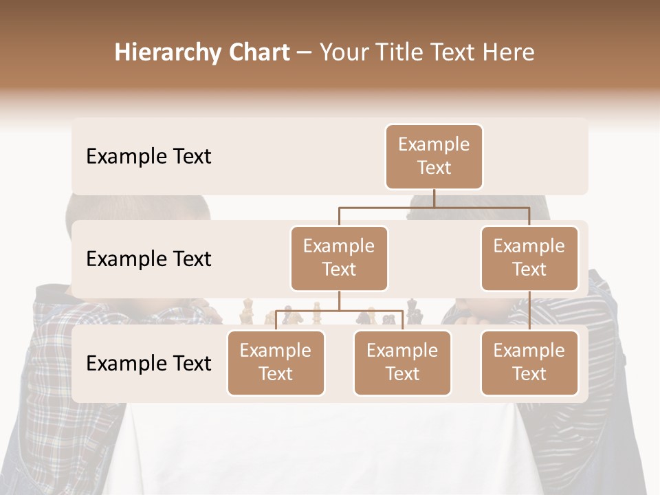 Two Brothers Playing Chess PowerPoint Template