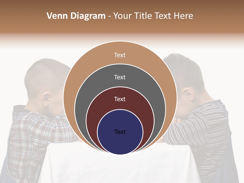 Two Brothers Playing Chess PowerPoint Template