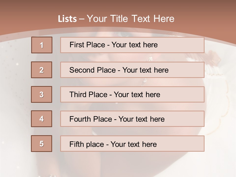 Bride Sitting On Floor Looking Up At Camera. Soft Dreamy Look, Sharp Eyes And Facial Features PowerPoint Template