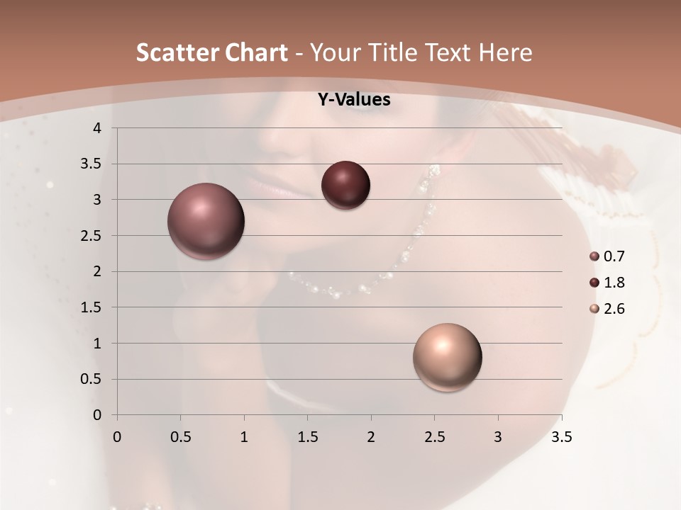 Bride Sitting On Floor Looking Up At Camera. Soft Dreamy Look, Sharp Eyes And Facial Features PowerPoint Template