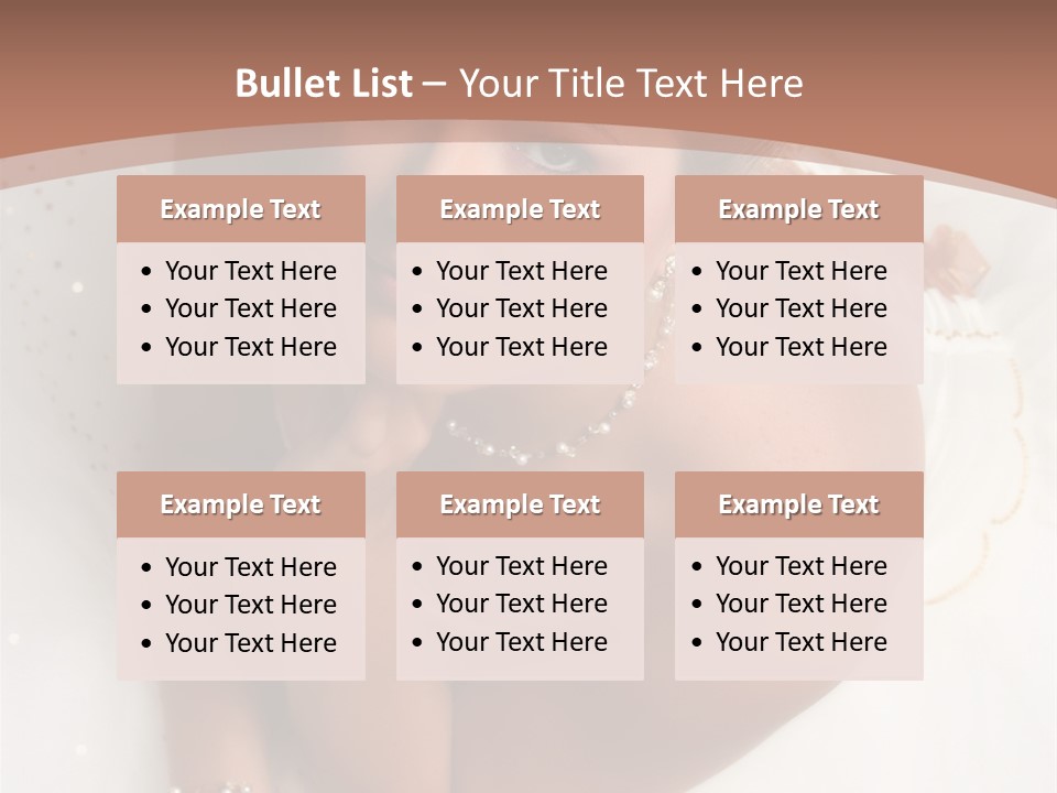 Bride Sitting On Floor Looking Up At Camera. Soft Dreamy Look, Sharp Eyes And Facial Features PowerPoint Template