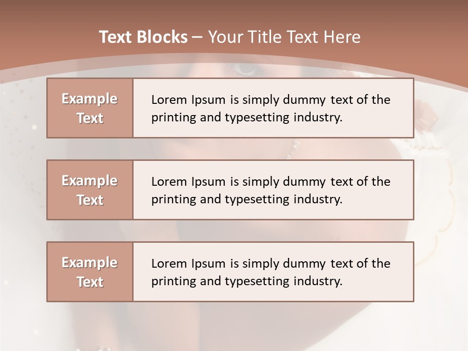 Bride Sitting On Floor Looking Up At Camera. Soft Dreamy Look, Sharp Eyes And Facial Features PowerPoint Template