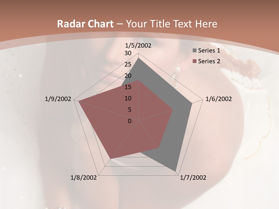 Bride Sitting On Floor Looking Up At Camera. Soft Dreamy Look, Sharp Eyes And Facial Features PowerPoint Template