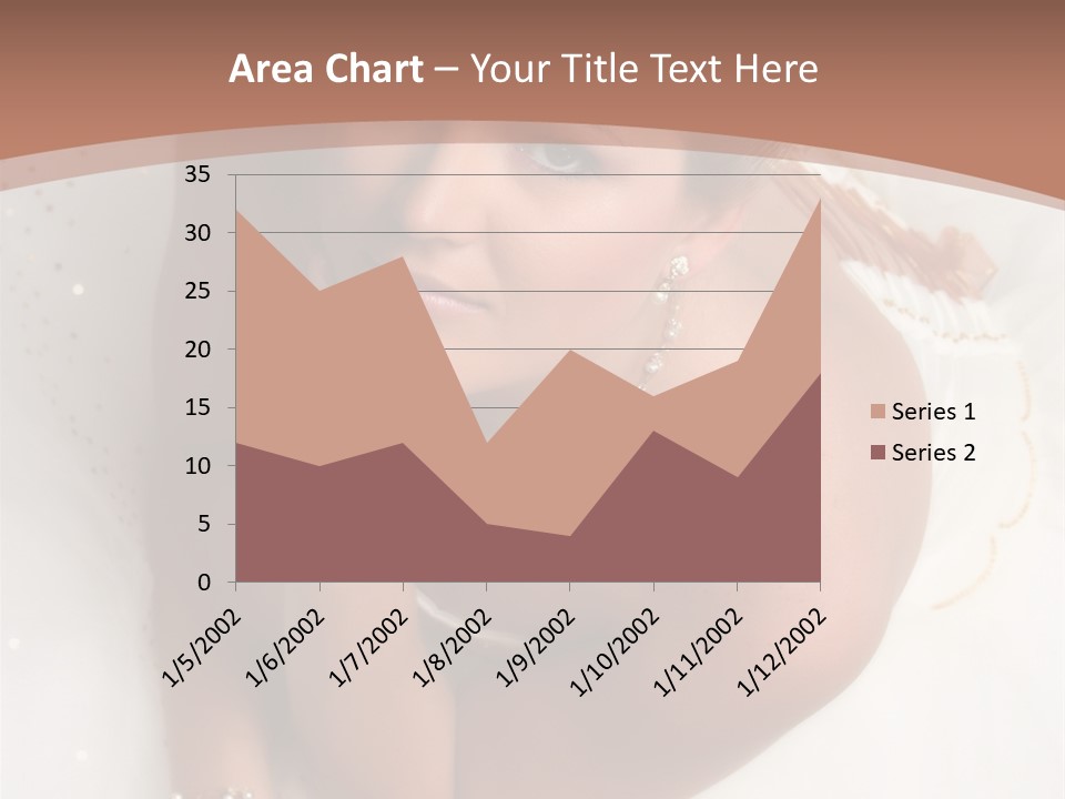 Bride Sitting On Floor Looking Up At Camera. Soft Dreamy Look, Sharp Eyes And Facial Features PowerPoint Template