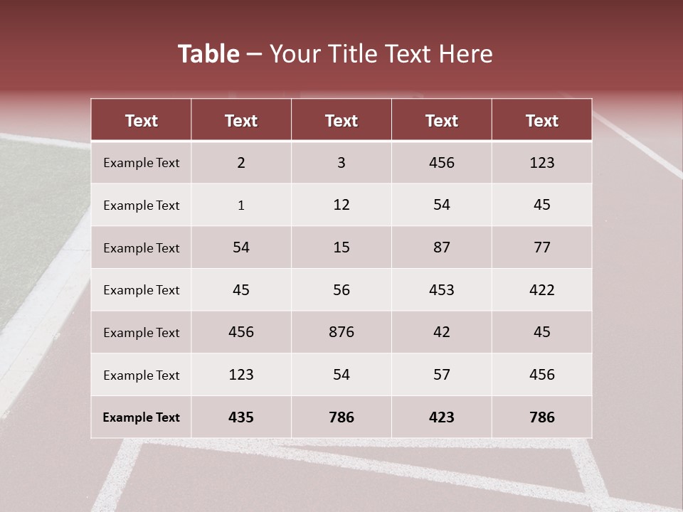 A Pretty Woman At The Starting Line Ready To Race PowerPoint Template